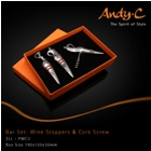 Andy C Tribal Range Bar Set:Wine stoppers 2 & C/screw